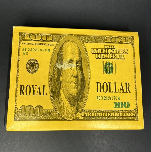 💵 Big Face $100 Bill Ben Franklin Playing Cards Royal Dollar 2 Complete Decks - Picture 5 of 5