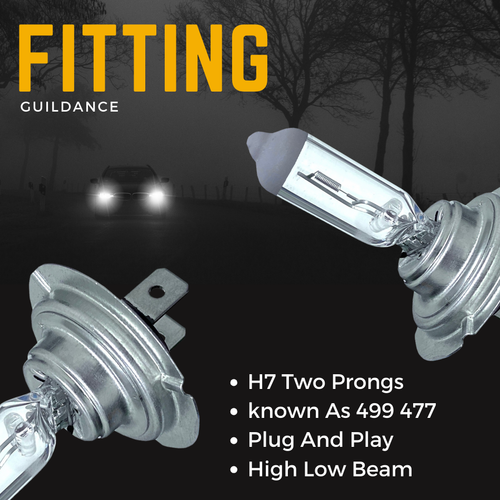 For Vauxhall Insignia B 100w Headlight Halogen Upgrade 2017-2022 Low Beam Bulbs - Picture 5 of 10
