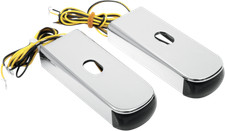 Alloy Art Chrome/Amber/Smoke Fender Strut LED Marker Indicator Lights DSL8-1