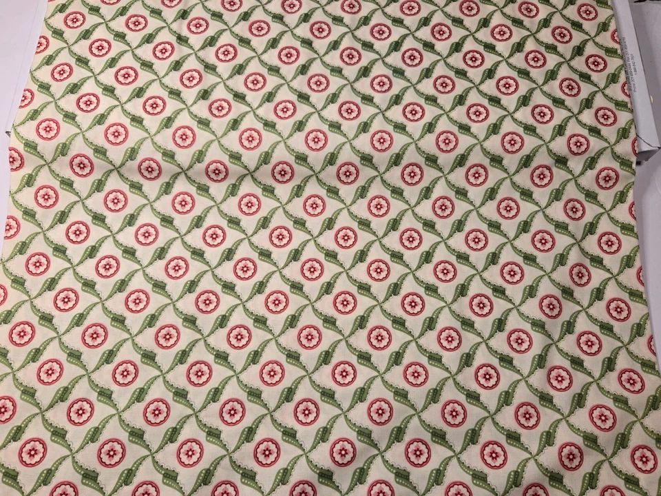 ISABELLE розовый цветочный медальон на Анна Гриффин Windham хлопок ткани FAT QUARTER - Изображение 3 из 4