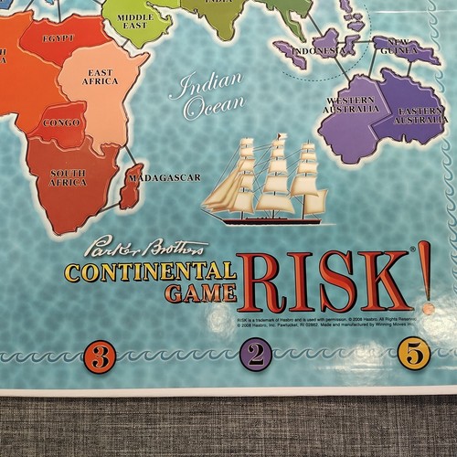 Parker Brothers Continental Game Risk 1959 1st Edition Reproduktion *Open Box* - Bild 10 von 24