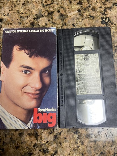 Vintage Original Release BIG Tom Hanks CBS FOX VHS Cassette Tape Rare 1989 - Picture 5 of 6