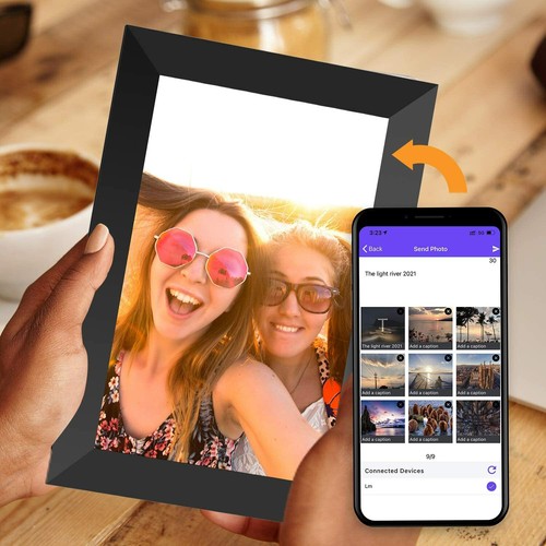 WiFi Digital Photo Frame 7 inch Picture Frame with IPS Touch Screen - 第 5/7 張圖片