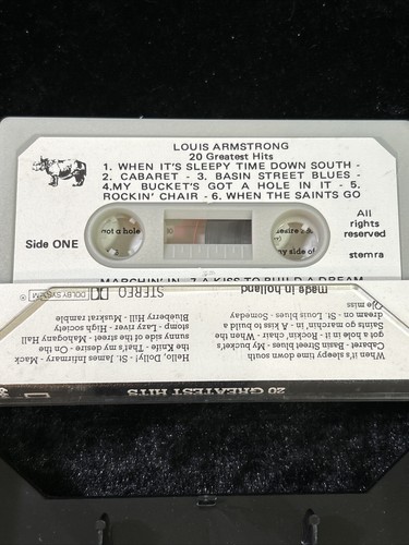 Louis Armstrong - 20 Greatest Hits (Cassette) MP 666.002C - Picture 3 of 3