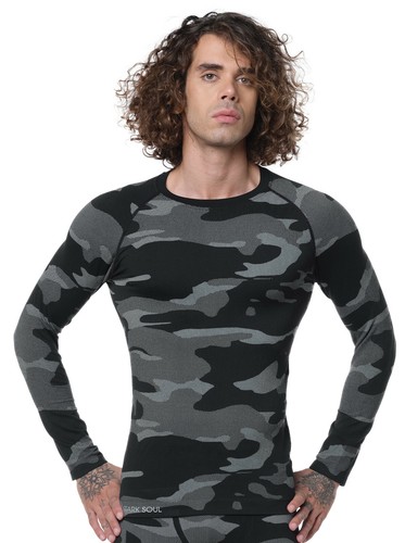 Funktionsshirt Langarm, Thermo Unterwäsche Camouflage - von Stark Soul - Bild 5 von 10