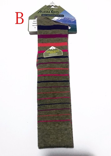 ALASKA KNITS™ MERINO WOOL LADIES' KNEE HIGH SOCKS 9-11 MADE IN USA NEW!! - Picture 8 of 19