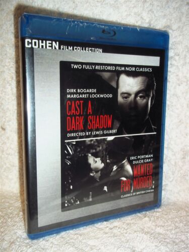 Cast A Dark Shadow/Wanted For Murder (Blu-ray, 2013) NEUF Dirk Bogarde film noir - Photo 1/3
