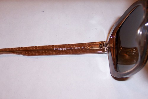 NUEVAS GAFAS DE SOL FENDI FF 0002/S 7PL-HA HABANA/MARRÓN AUTÉNTICAS 002 - Imagen 8 de 9