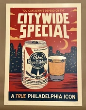 “Citywide Special” Artist Paul Granese Sunset Variant Limited Edition/20! Pabst