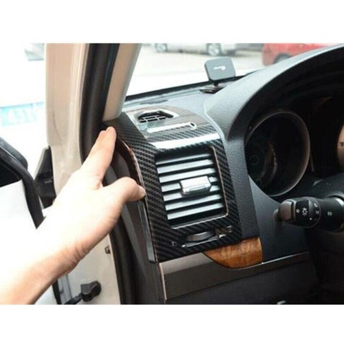Carbon Fiber 2X Side Air Outlet Vent Cover Trim For Mitsubishi Pajero 2009-2021 - Picture 4 of 8