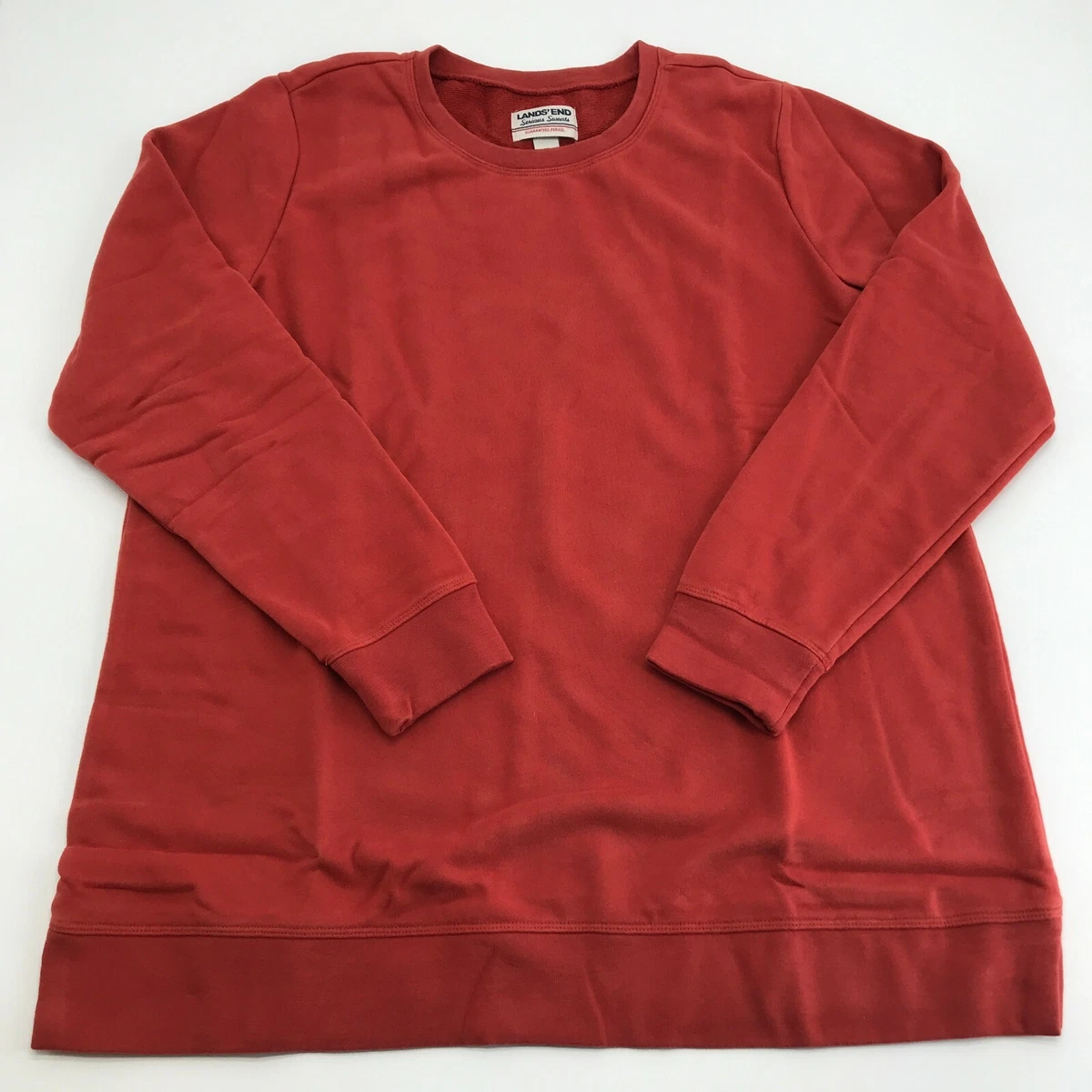 Lands End Sweatshirt Large Women s L 14 16 Top Serious Sweats