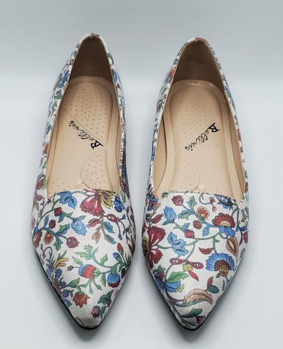 Zapatos de verano Bellini florales planos talla 9M nuevos sin etiquetas - Imagen 3 de 5