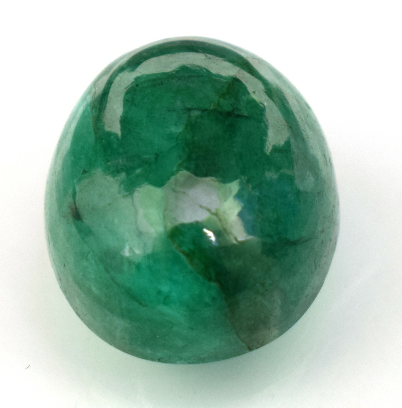 Natural Earth Mined Emerald Cabochon Certified 13.15 Loose Gemstone For Najnowsza produkcja krajowa