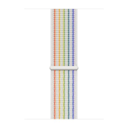 Véritable Apple Nike 44mm/45mm/46mm Nylon Sport Boucle Montre Band - Pride 2021 - Photo 5 sur 7