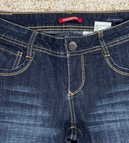 UnionBay Jeans Juniors Size 9 Lexington Straight Leg Blue Stretch Denim (32x34) - Picture 17 of 24