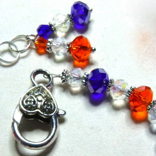 HOUSTON "STRONG-PRIDE" ASTROS WORLD SERIES 2017, CRYSTAL EARRINGS & BRACELET SET - Picture 4 of 6