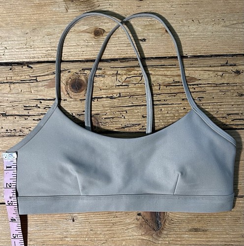 NWOT ALO YOGA Tan Padded Sports Bra Size S *padded - Picture 5 of 8