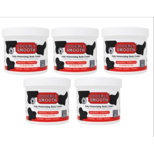 5 Pack Udderly Smooth Body Cream Skin Moisturizer 10 Oz Each - 第 1/5 張圖片