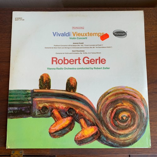 Robert Gerele - Vivaldi / Vieuxtems Violin Concerti ZELLER WST 17123 SEALED LP