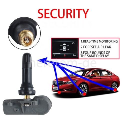 4PCS DV6T-1A180-AA Reifendrucksensor TPMS für Ford Flucht Expedition Explorer - Picture 4 of 12