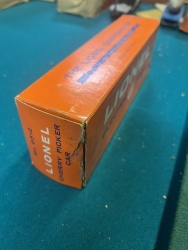 LIONEL 6512 #1 FLAT CAR-w-CHERRY PICKER - Picture 8 of 8