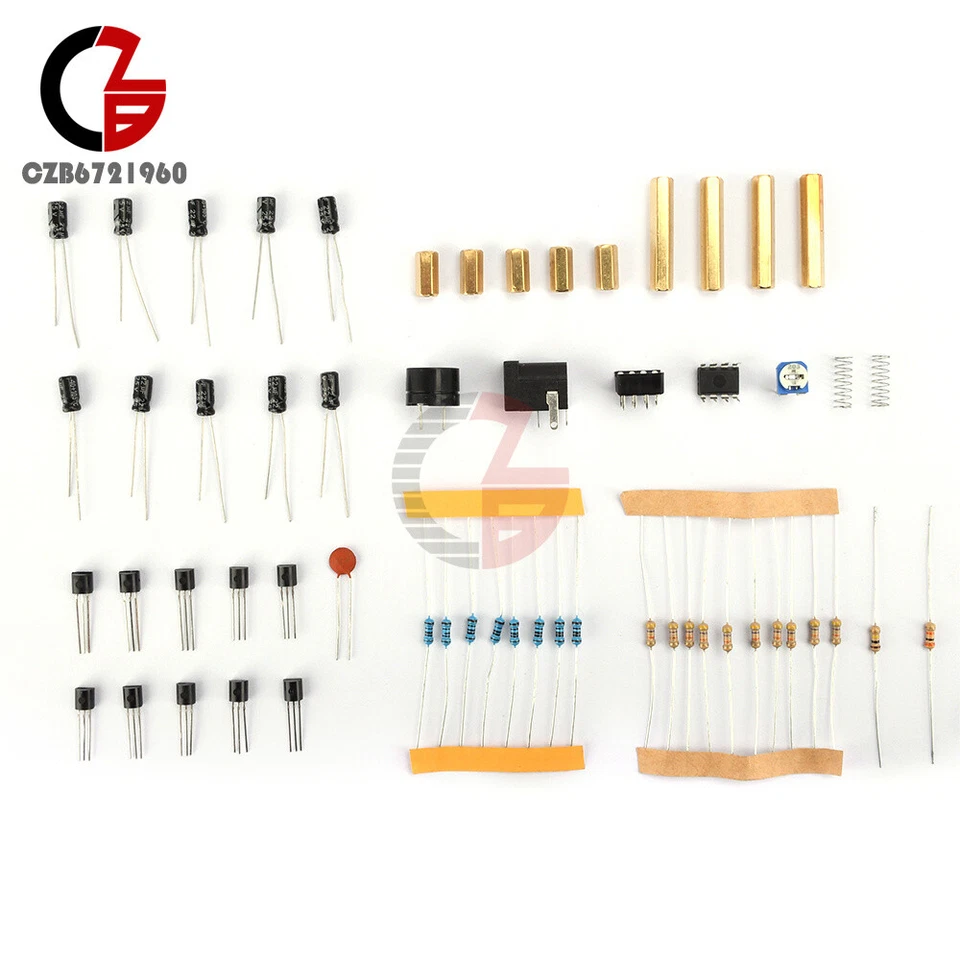 Rotating Colorful Music Christmas Tree LED Water Lamp Light Electronic DIY Kit - Image 3 of 4