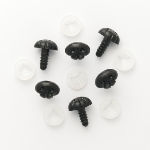 Triangle and Dogs Safety Noses For Soft Stuffed Toys ,Teddy Bears Various Sizes - Picture 3 of 4