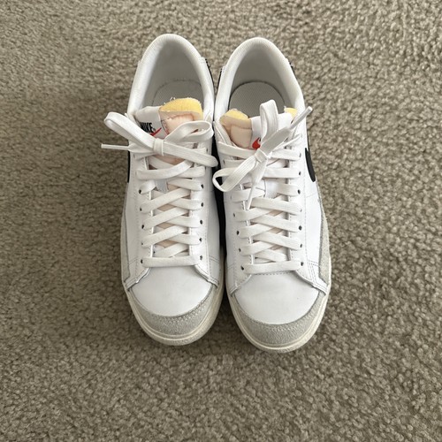 Size 6.5 - Nike Blazer Platform Low White Black W - Picture 6 of 7