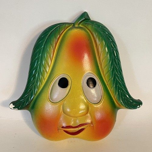 Vtg Miller Studio Chalkware Apple & Worm Thermometer & Pear Wall Hanging '70s - Picture 8 of 15