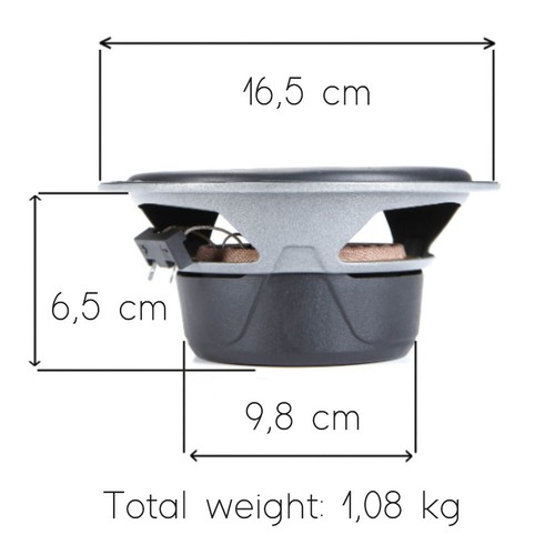 1 kit 2 vie HERTZ CPK165 16,5 cm 315 watt max + cappellino e 3 sticker omaggio - Imagen 5 de 9