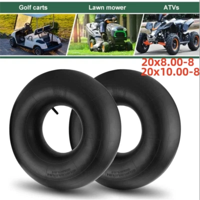 CICMOD 2PCS Innertube 20x10.00-8 20x10.00x8 Garden Ride On Lawn Tractor 8" Inner Tube