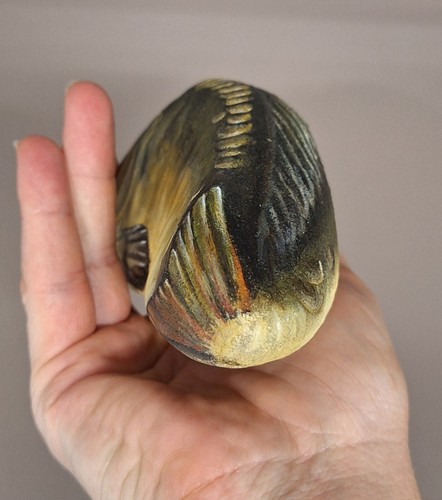 bemalter Stein/ handbemalt Spiegelkarpfen, Skulptur, Dekoration, Geschenk - Bild 16 von 18