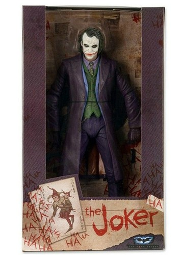 DC Comics Batman Dark Knight Heath Ledger Joker 7" NECA Action Figure Toy BoxSet - Picture 6 of 10