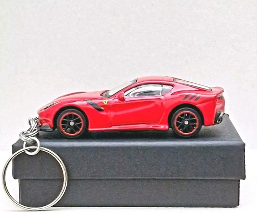 Burago Ferrari F12 TDF SCHLÜSSELANHÄNGER GESCHENKPACKUNG KOSTENLOSER VERSAND