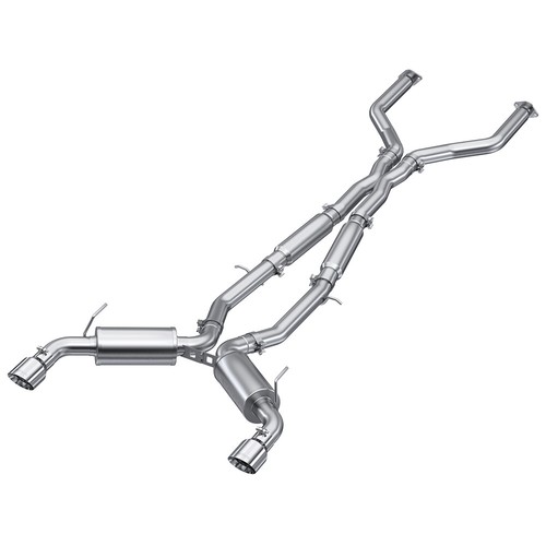 MBRP S4405304 Stainless Steel Cat Back Exhaust for 2016-24 Infiniti Q50 3.0L V6 - Picture 1 of 16