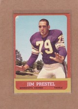 1963 TOPPS FOOTBALL JIM PRESTEL #108 VIKINGS EX+ *A19895