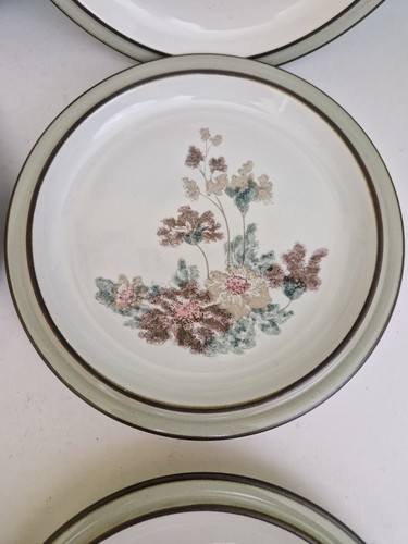 DENBY ROMANCE 81/2" piatti insalata dessert x 6 c.1980s - Foto 6 di 9