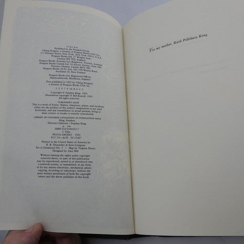 Vintage Stephen King HB Book DJ 1st Edition Dolores Claiborne - Imagen 8 de 11