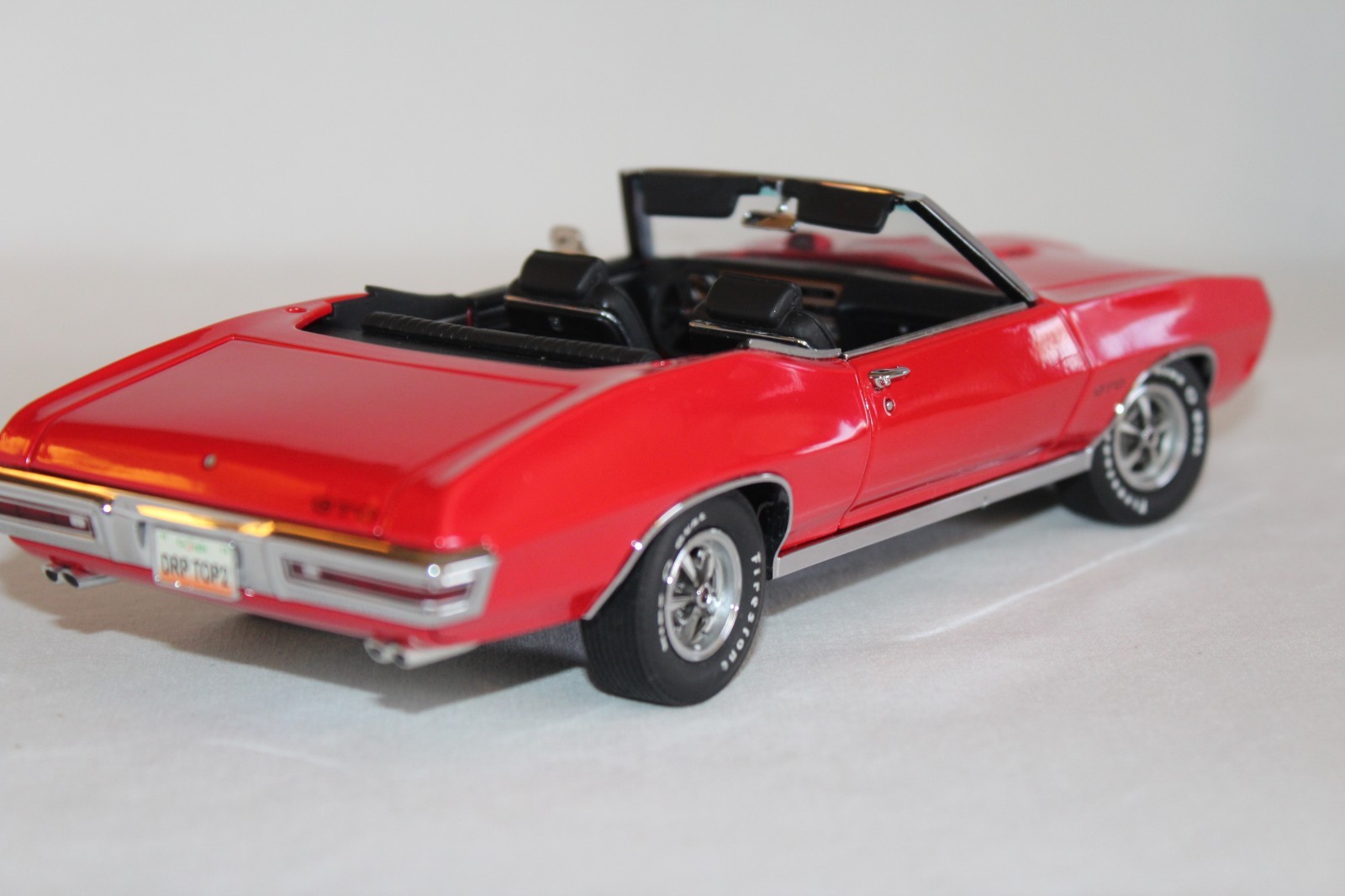 GMP Diecast Rojo Con Negro Superior 1970 Gto Convertible Edición limitada de 350 Muy Raro GMP Diecast Rojo Con Negro Superior 1970 Gto Convertible Edición limitada de 350 Muy Raro