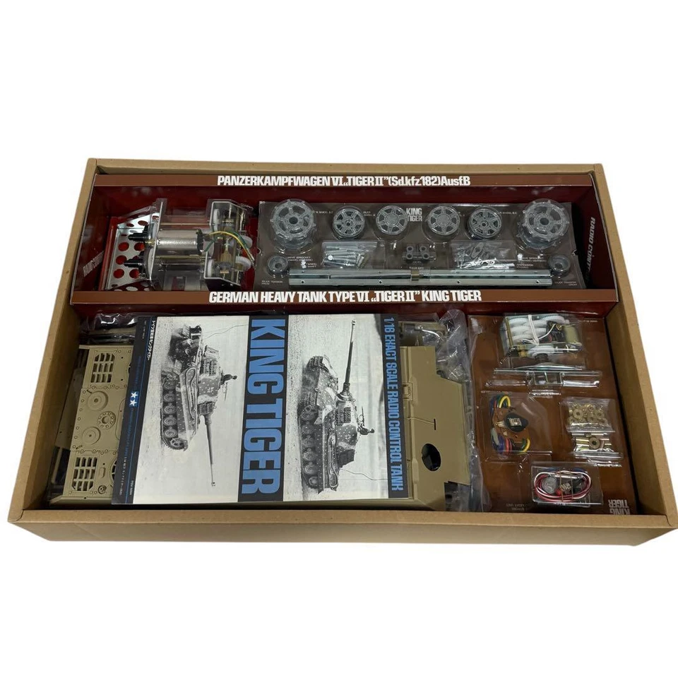 TAMIYA 1/16 German Heavy Tank King Tiger Radio Controlled RC Type VI New Japan - Image 2 of 4