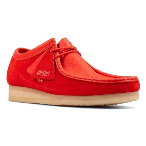 Clarks Originals Mens Wallabee Red Combi Limited-Stock UK G | eBay