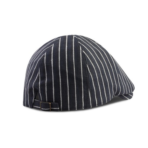 XL~2XL 61~64Cm Mqum Unisex Mens Pin Stripes Flat Cap Newsboy Cabbie Gatsby Hats - Picture 6 of 11