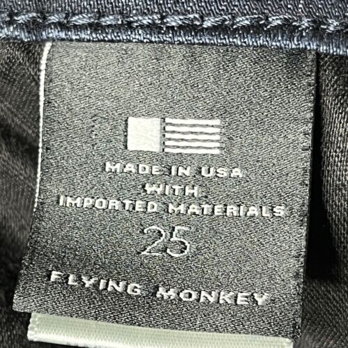 Jeans donna Flying Monkey taglia 25 blu gamba skinny denim lavaggio scuro leggero - Foto 8 di 12