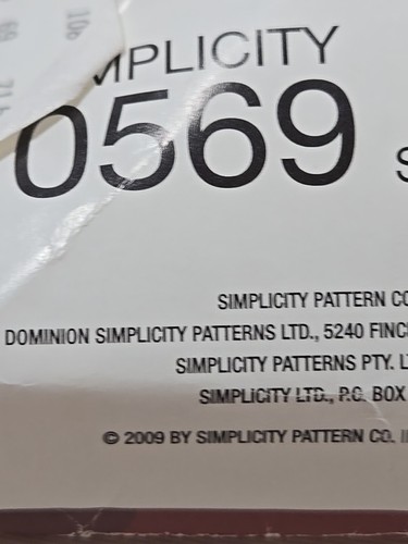 Simplicity 0569 / 2562 Wide Leg Custom Fit Pants Pattern Misses sz 14 - 22 UNCUT - Picture 4 of 6