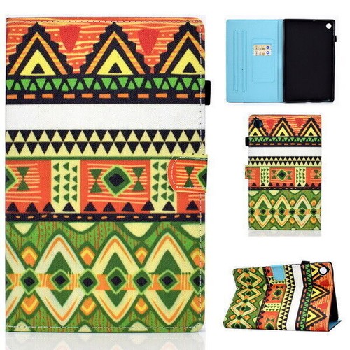 Pattern Case For Lenovo Tab M10 3rd Gen TB-328F Tablet 10.1'' Leather Flip Cover - Picture 18 of 22