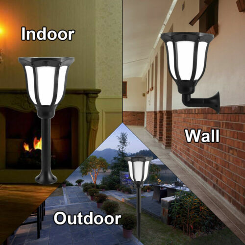 Waterproof RGB Colorful LED Flickering Solar Torch Light for Garden Pathway - Picture 9 of 10