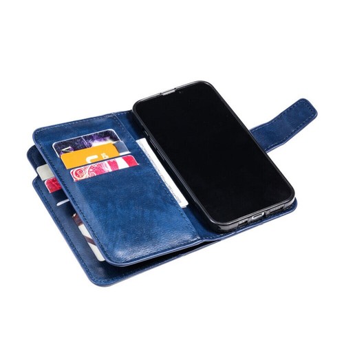 For iPhone 16 15 14 13 12 11 Pro Max XS XR 8 Plus Leather Wallet Case Flip Cover - Bild 6 von 84