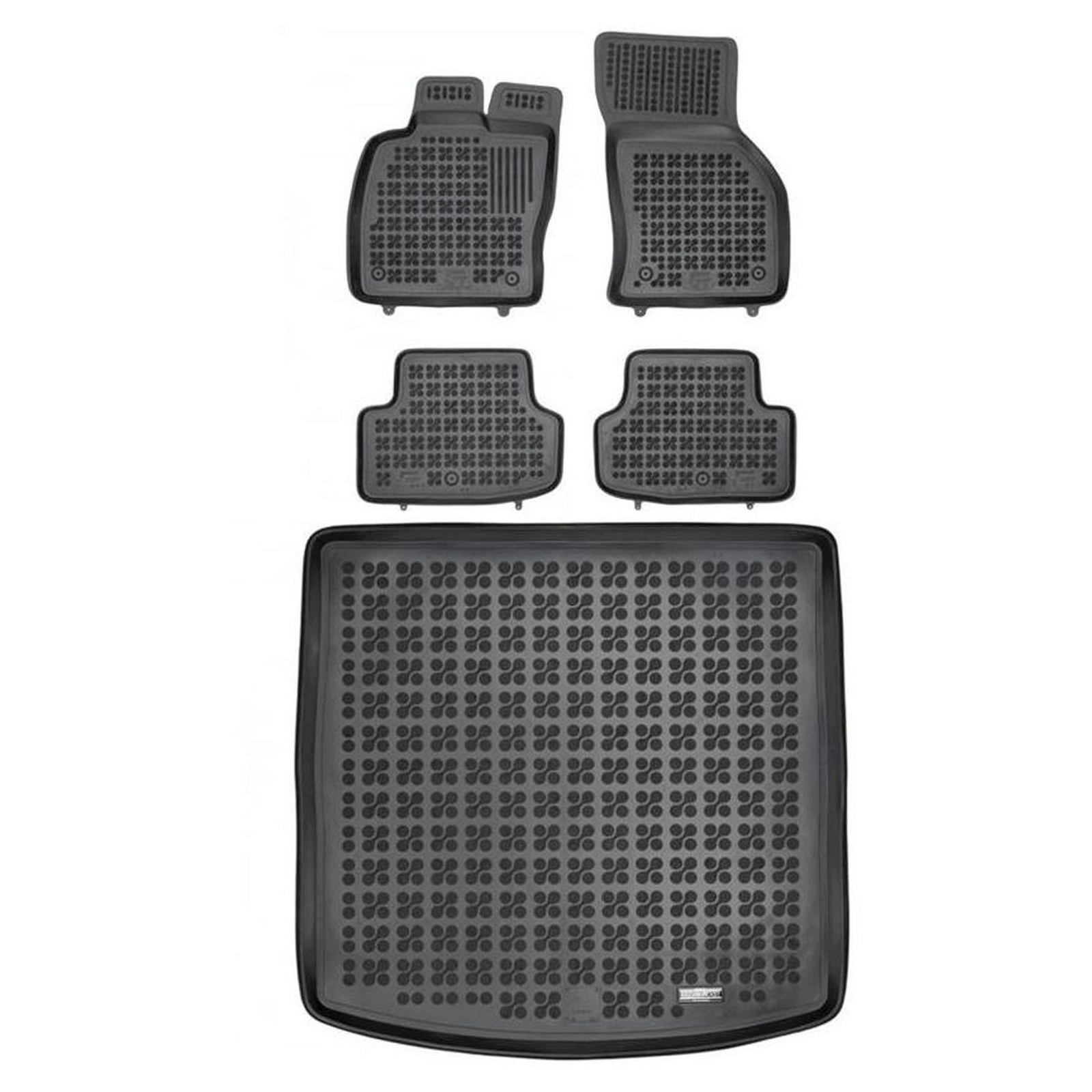 Tapis de sol Seat Leon 3 ST antidérapants et étanches pour coffre supérieur