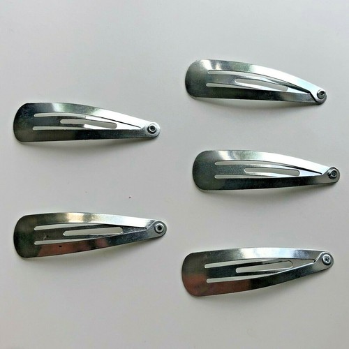 Haarspangen Druckknöpfe Bendies Schieber Griffe Metall Silber Schwarz Gold Multi - 5 10 25 Stück - Bild 18 von 34