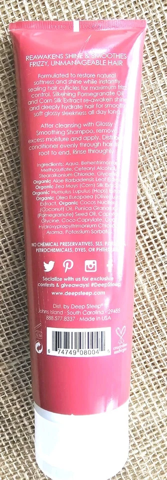 Deep Steep Premium Sulfate Free Glossy Smoothing Conditioner Smooth & Anti Frizz - Image 4 of 4